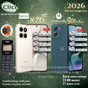 Honor X7D 5G + Motorola G06 Power