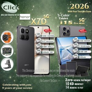 Honor X7D 5G + SColor Tablet I15 Pro Max 5G