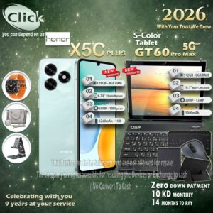 Honor X5C Plus + SColor Tablet GT 60 Pro Max 5G